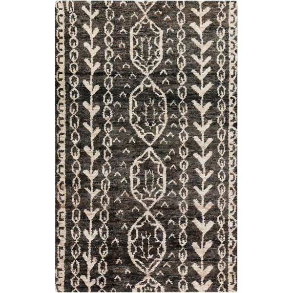 Jill Rosenwald 6 x 9 ft. Bjorn Area RugBlackKhaki & Dark Brown BJR1000-69 - main